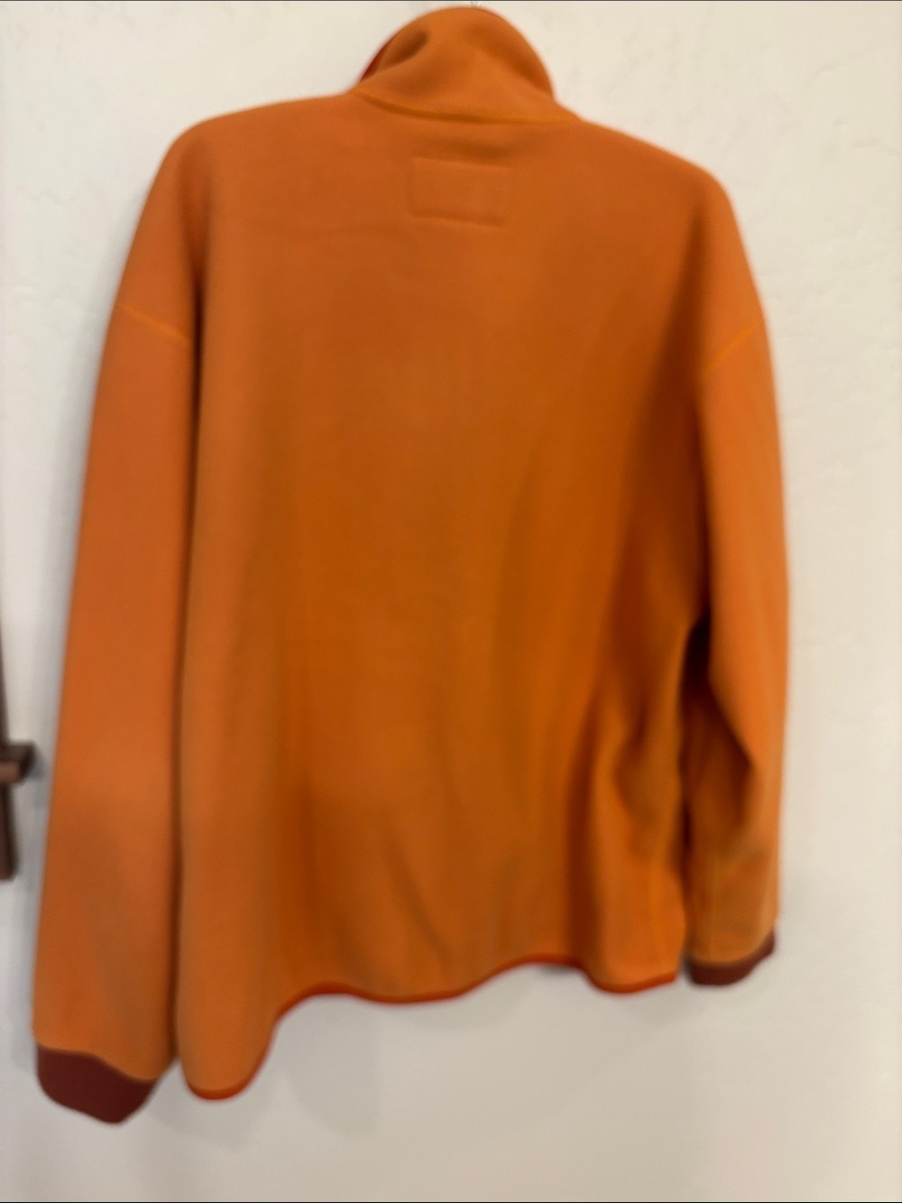 REI Cooperative Polartec Fleece retro full zip, orange, M - Picture 5 of 11